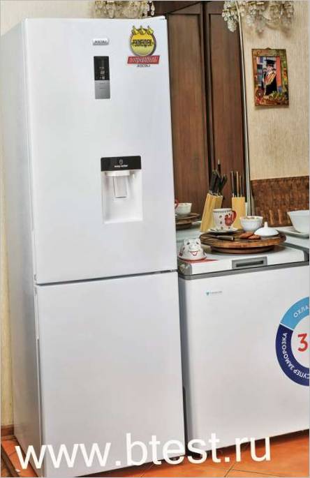 Ascoli dağıtıcılı iki bölmeli buzdolabı