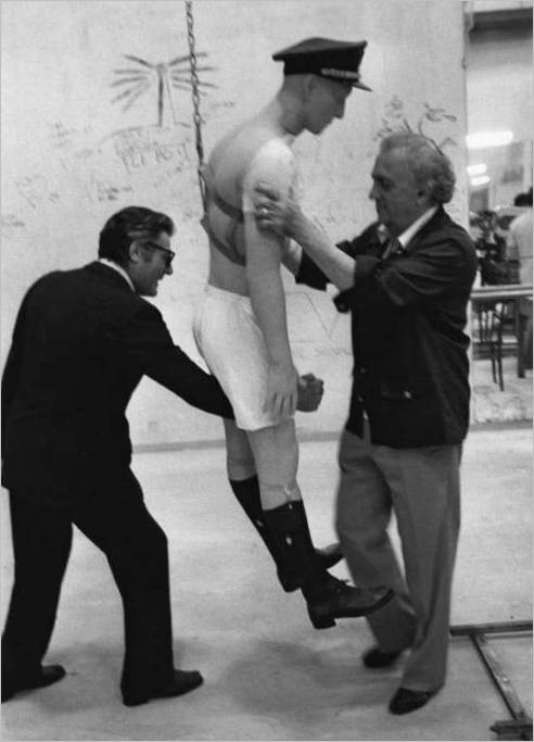 Marcello Mastroianni ve Federico Fellini 